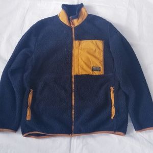 H&M Men's Terry Waist Length Zip Down Jacket Size M